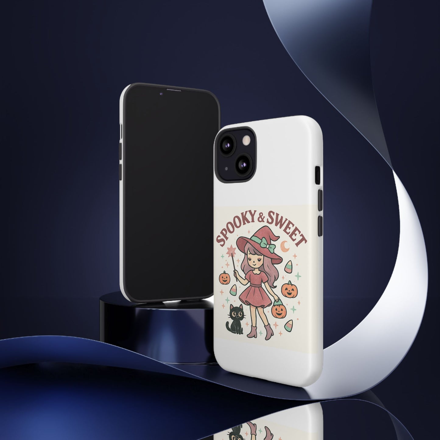 Cute Halloween Phone Case - Spooky & Sweet Design, Fall Accessories, Witchy Decor, Gifts for Her, Cute Phone Cover
