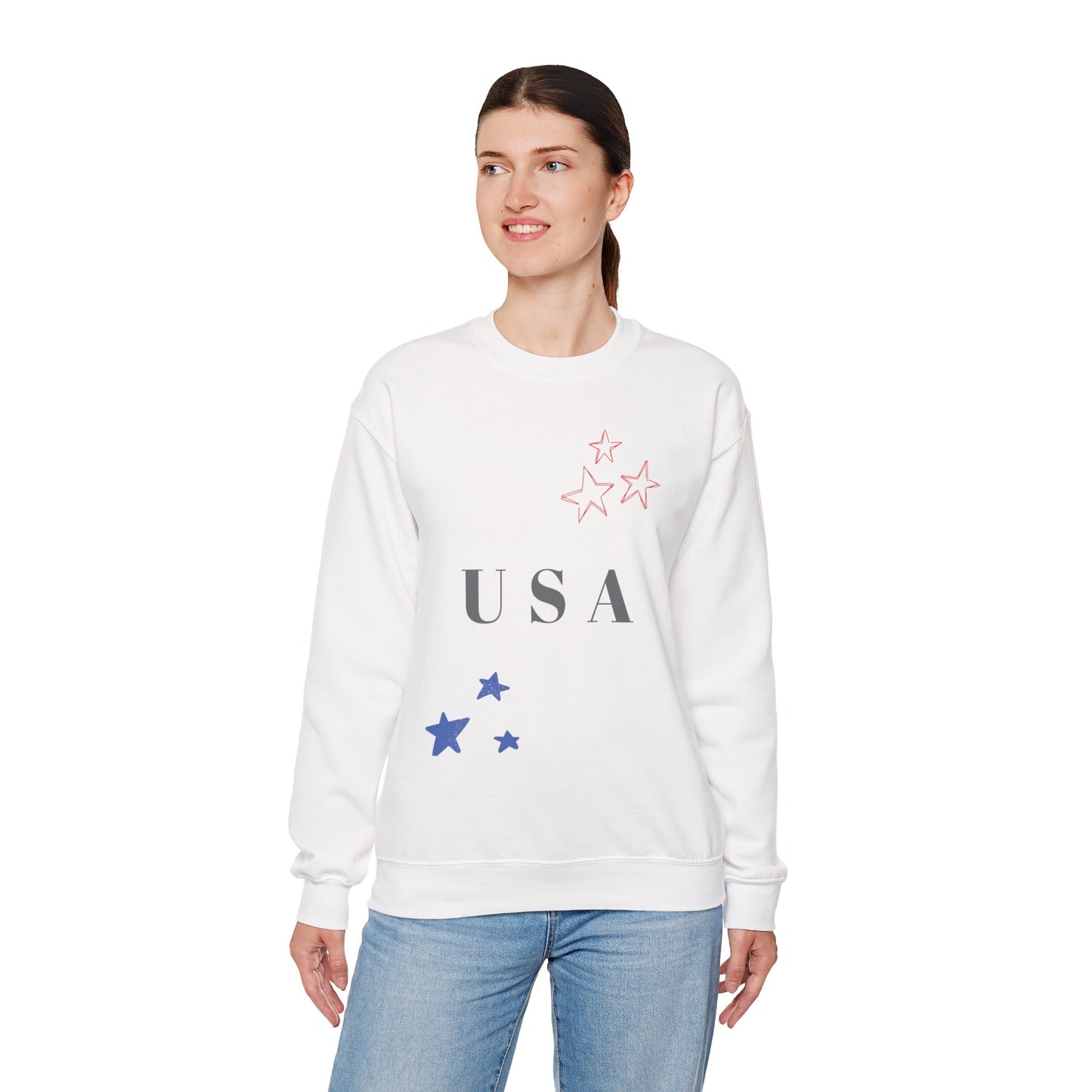 USA Stars Unisex Crewneck Sweatshirt