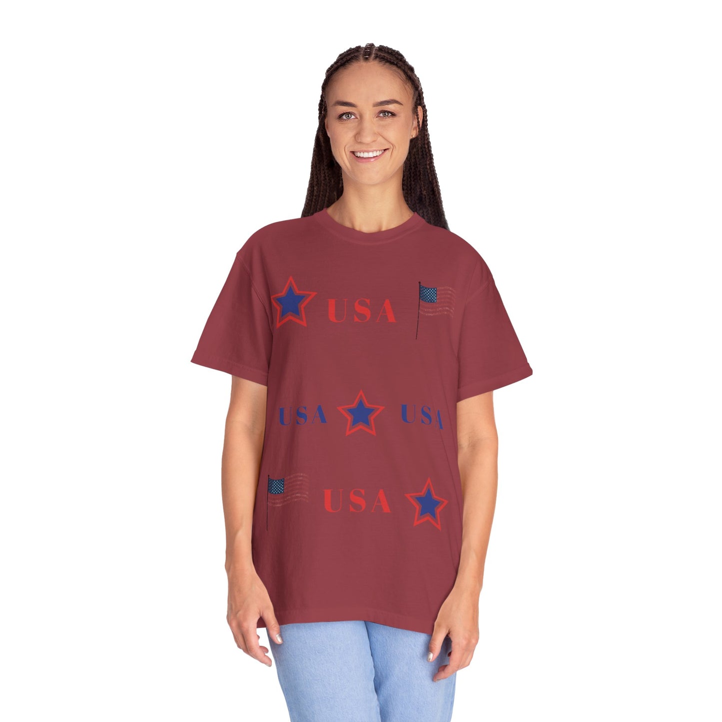 Patriotic USA Graphic T-Shirt