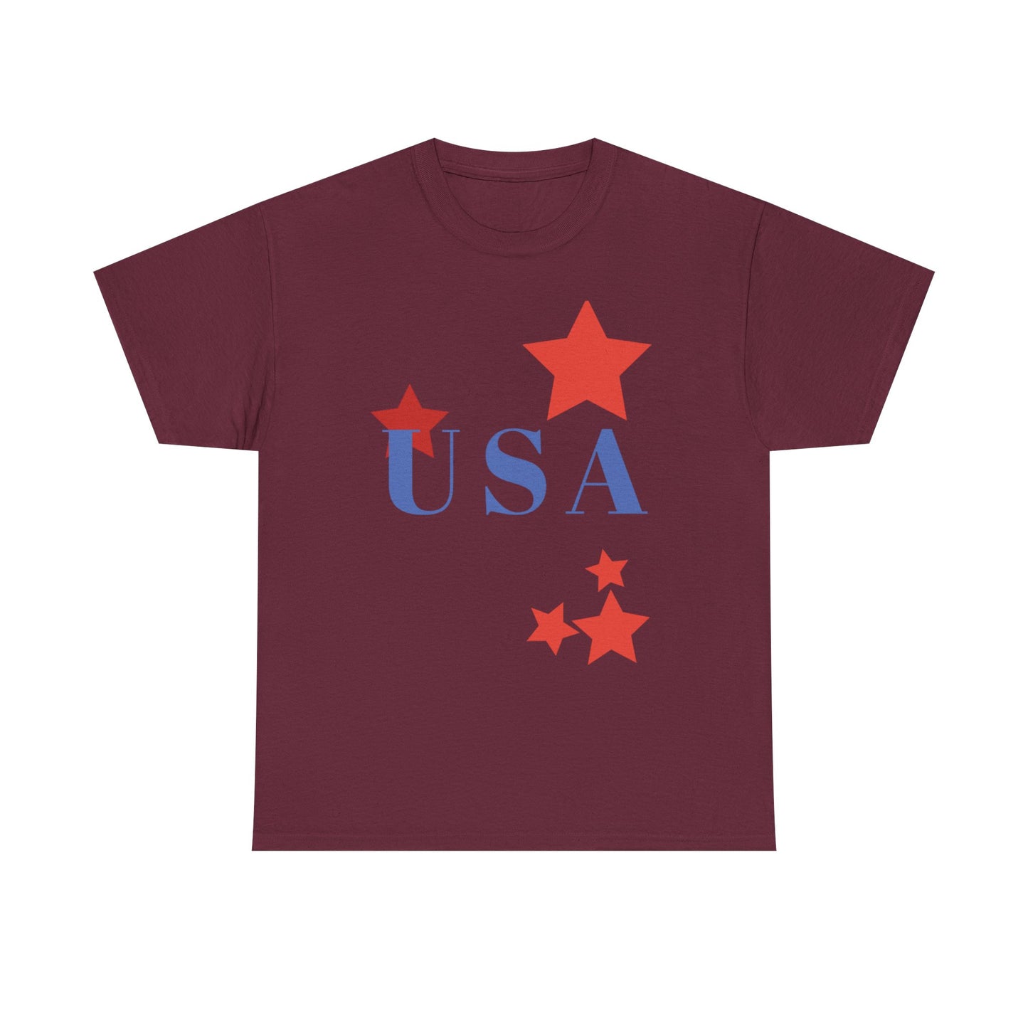 Celebrate Freedom Unisex Heavy Cotton Tee - USA Stars Design