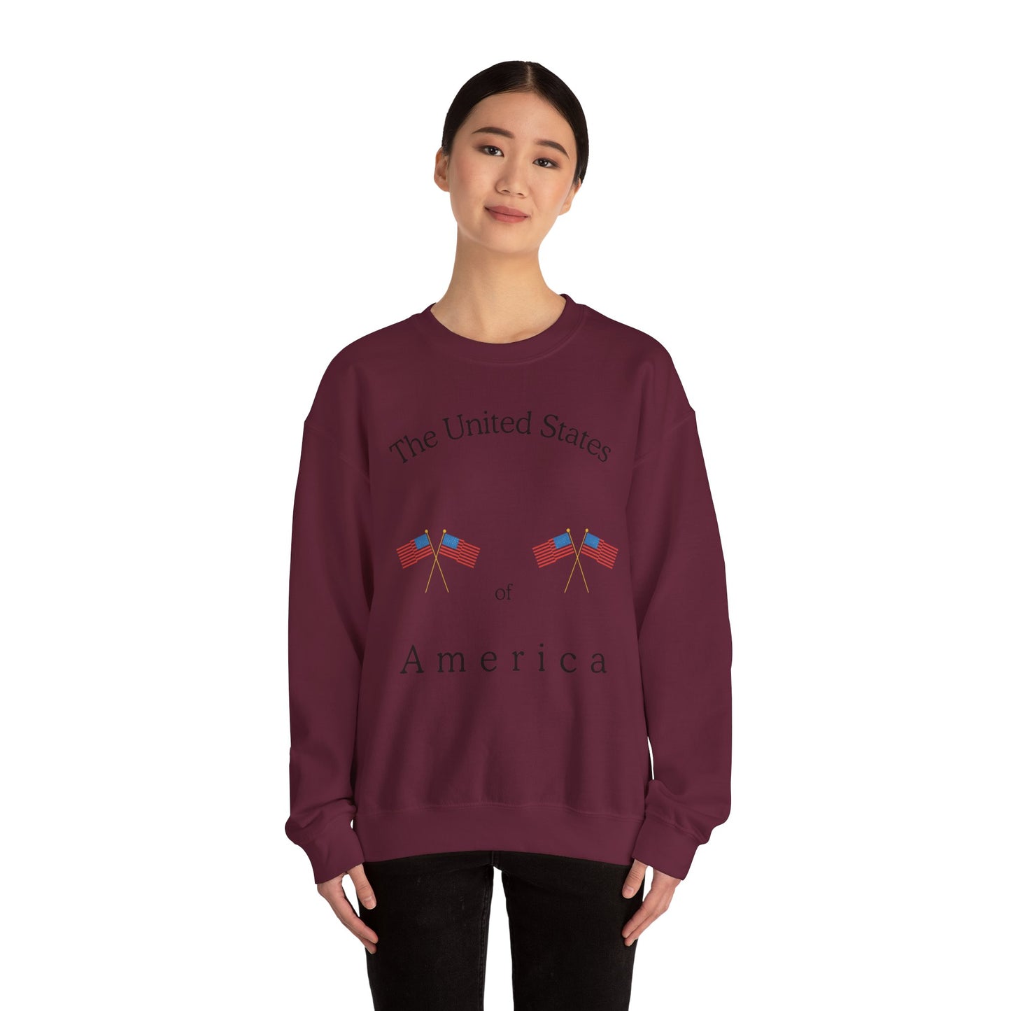 Patriotic Crewneck Sweatshirt - The United States of America