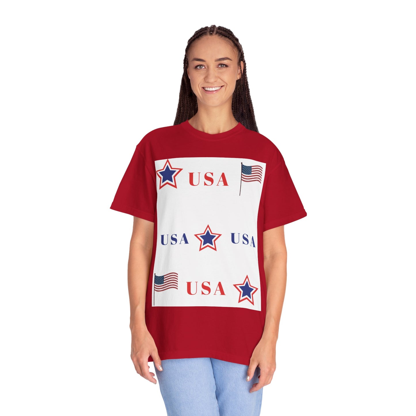 Patriotic USA Graphic T-Shirt