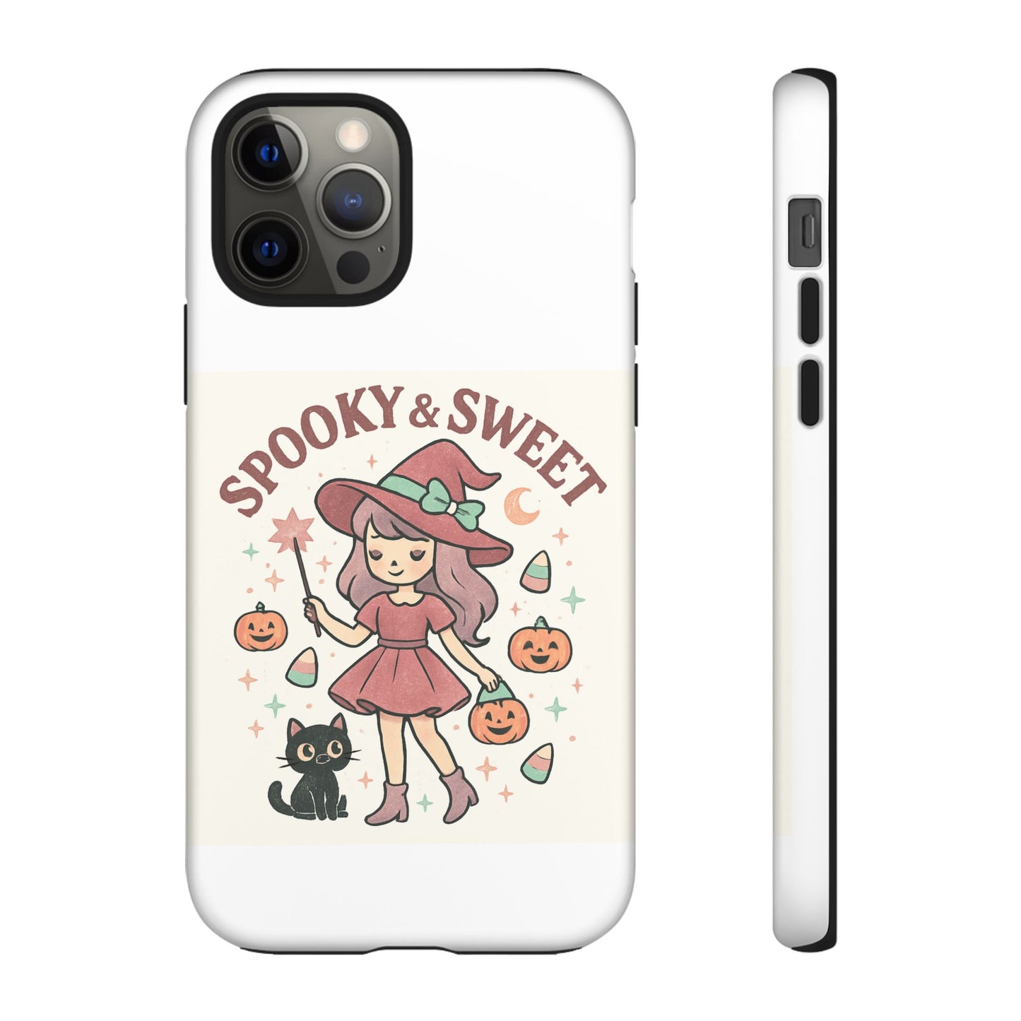 Cute Halloween Phone Case - Spooky & Sweet Design, Fall Accessories, Witchy Decor, Gifts for Her, Cute Phone Cover