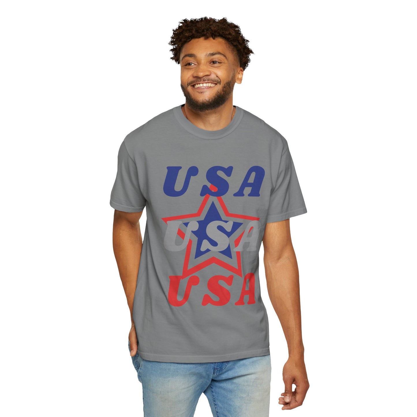Patriotic USA Graphic T-Shirt