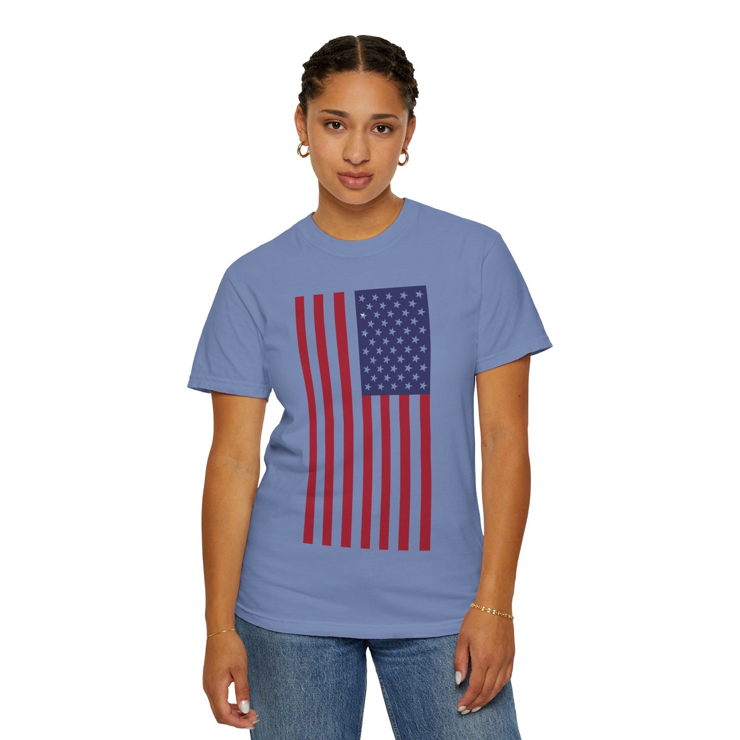 Patriotic Unisex Garment-Dyed T-Shirt
