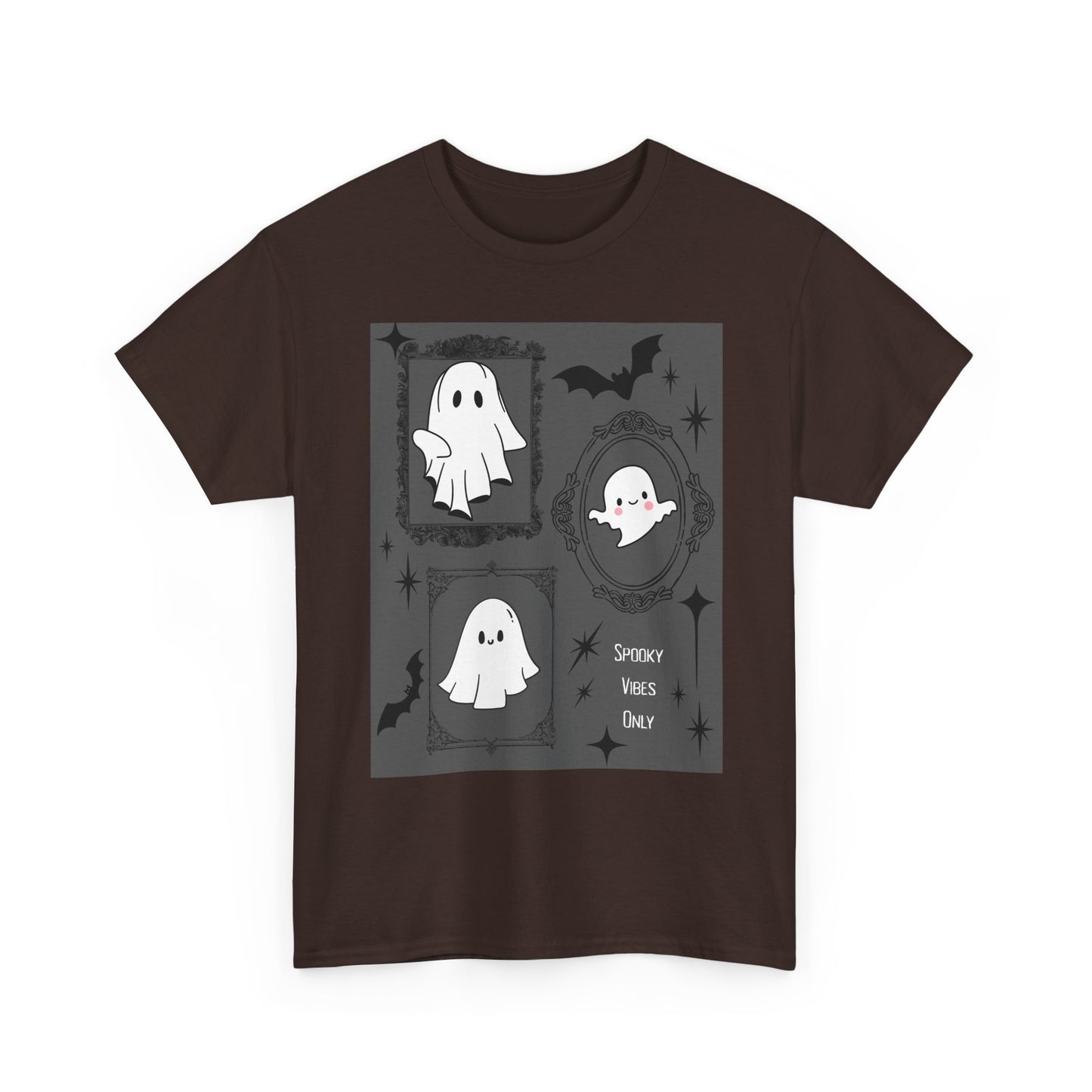 Halloween Ghost Tee, Spooky Unisex Shirt, Cute Halloween Apparel, Costume Party T-Shirt, Fall Festive Wear, Trick or Treat Top