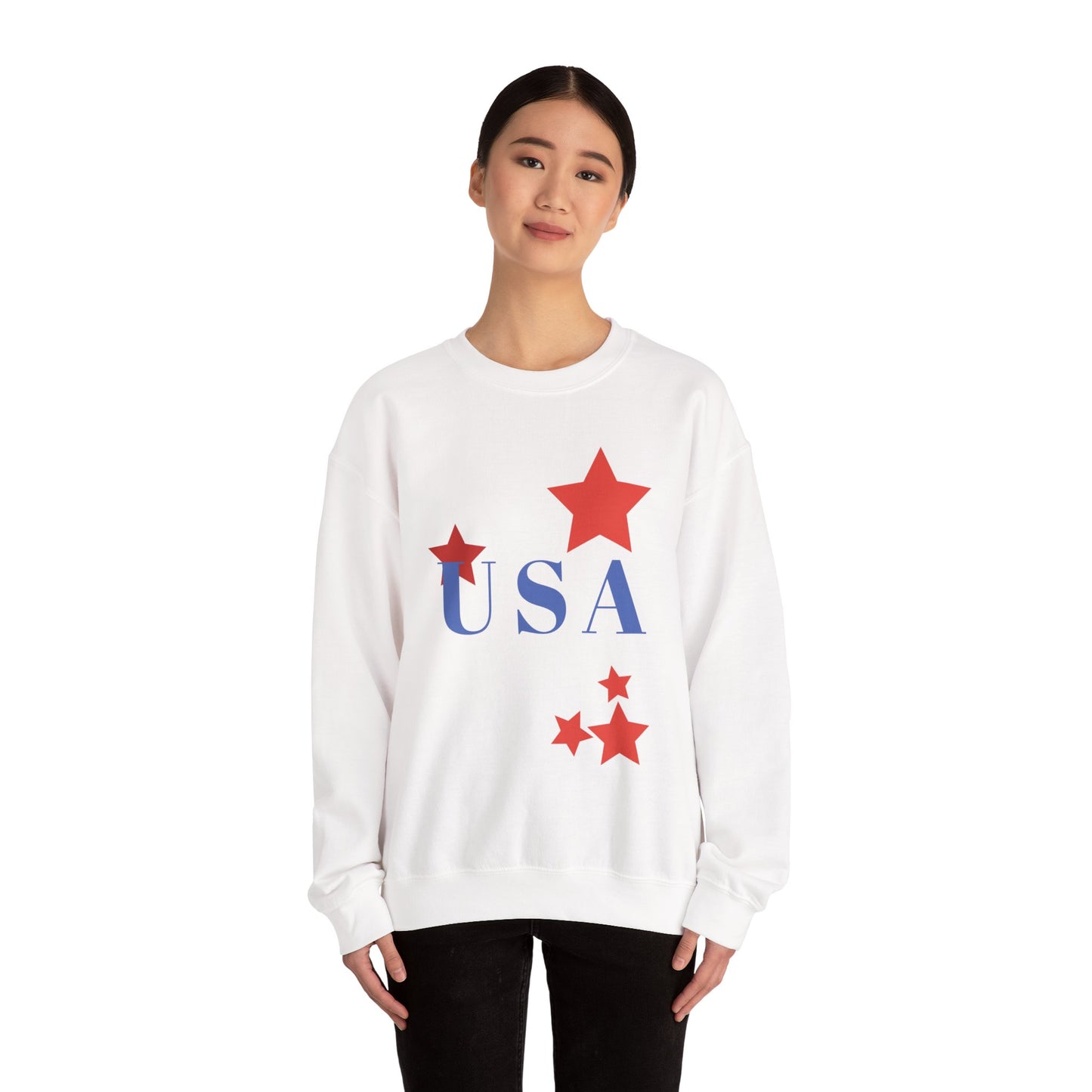 USA Stars Unisex Sweatshirt for Patriotic Celebrations