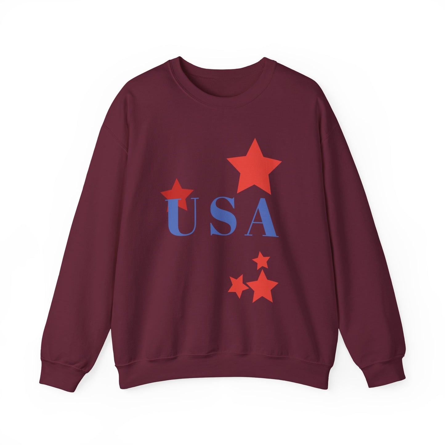 USA Stars Unisex Sweatshirt for Patriotic Celebrations