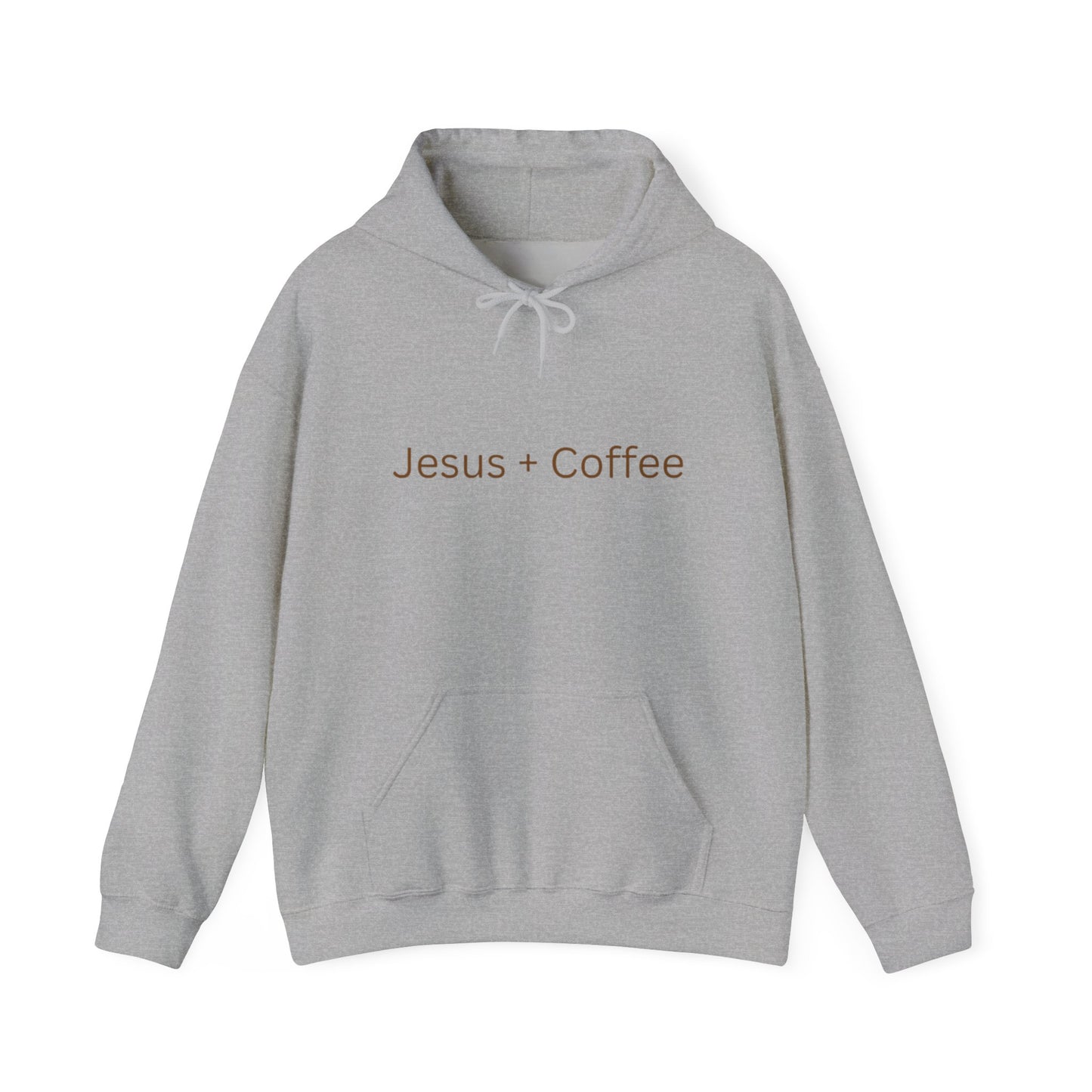 Jesus + Coffee Unisex Hoodie, Faith Sweatshirt, Christian Gifts, Cozy Pullover, Coffee Lovers Apparel, Casual Wear