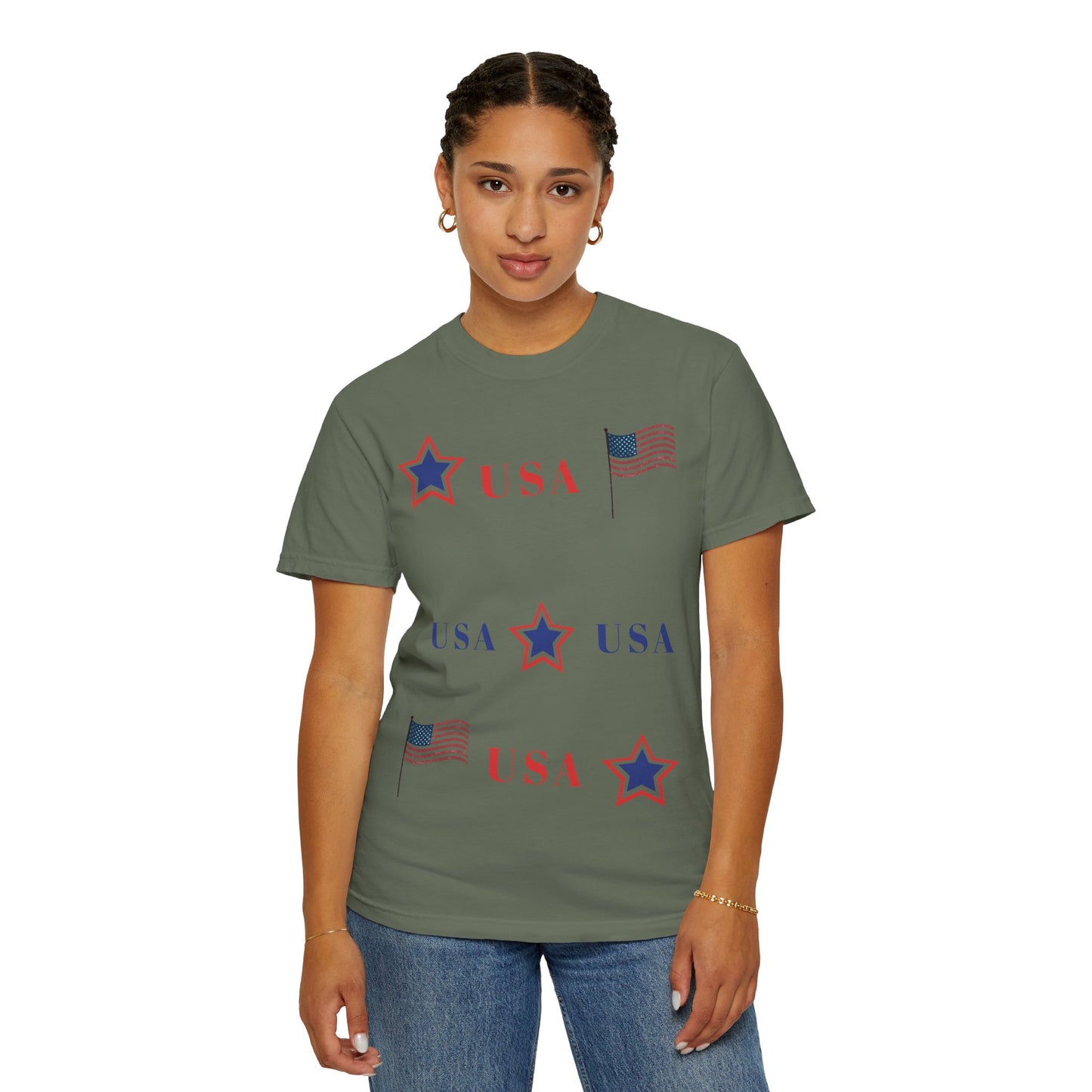 Patriotic USA Graphic T-Shirt