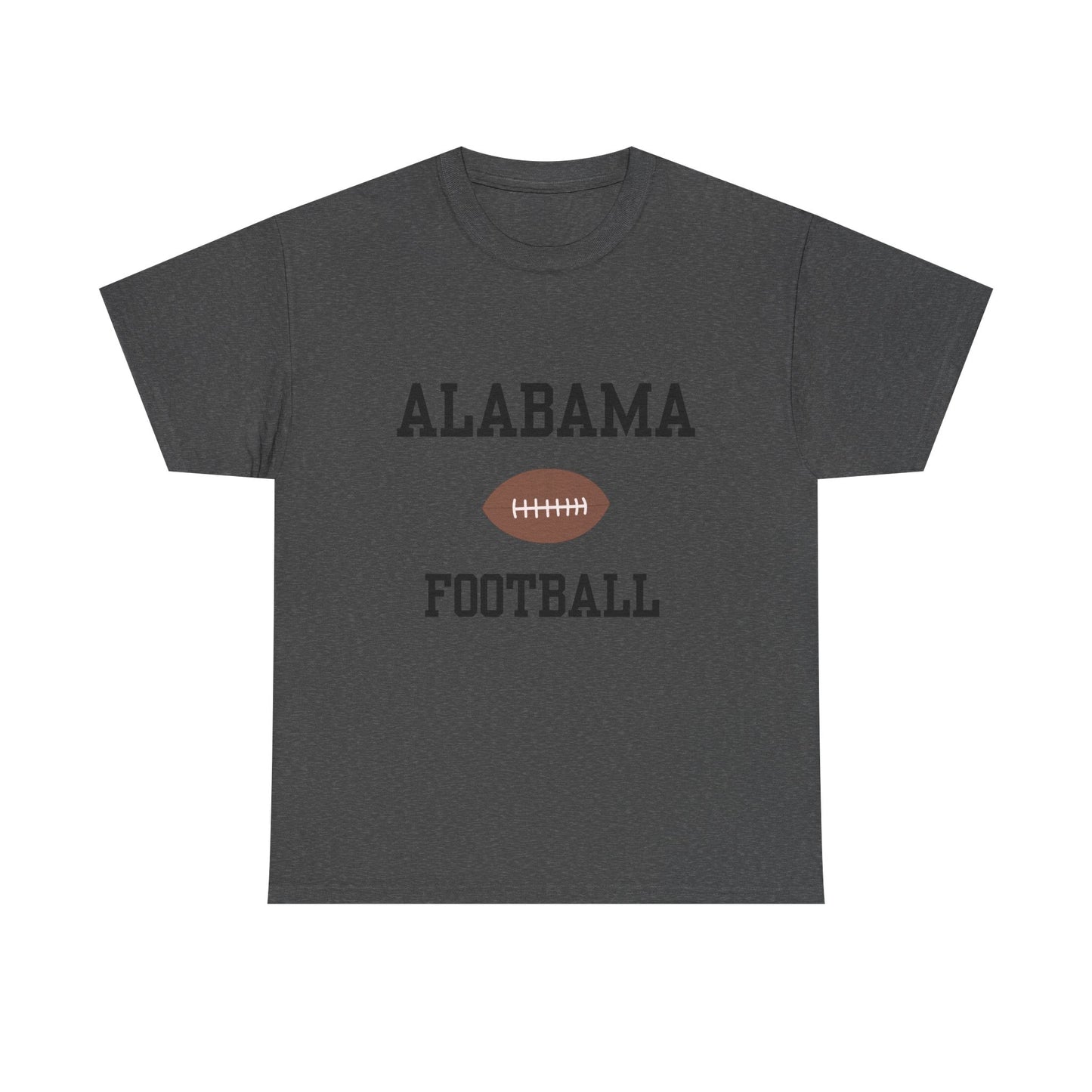 Alabama Football Unisex Heavy Cotton Tee | Casual Sportswear, Game Day, Tailgate Shirt, Gift for Fans, College Football Apparel