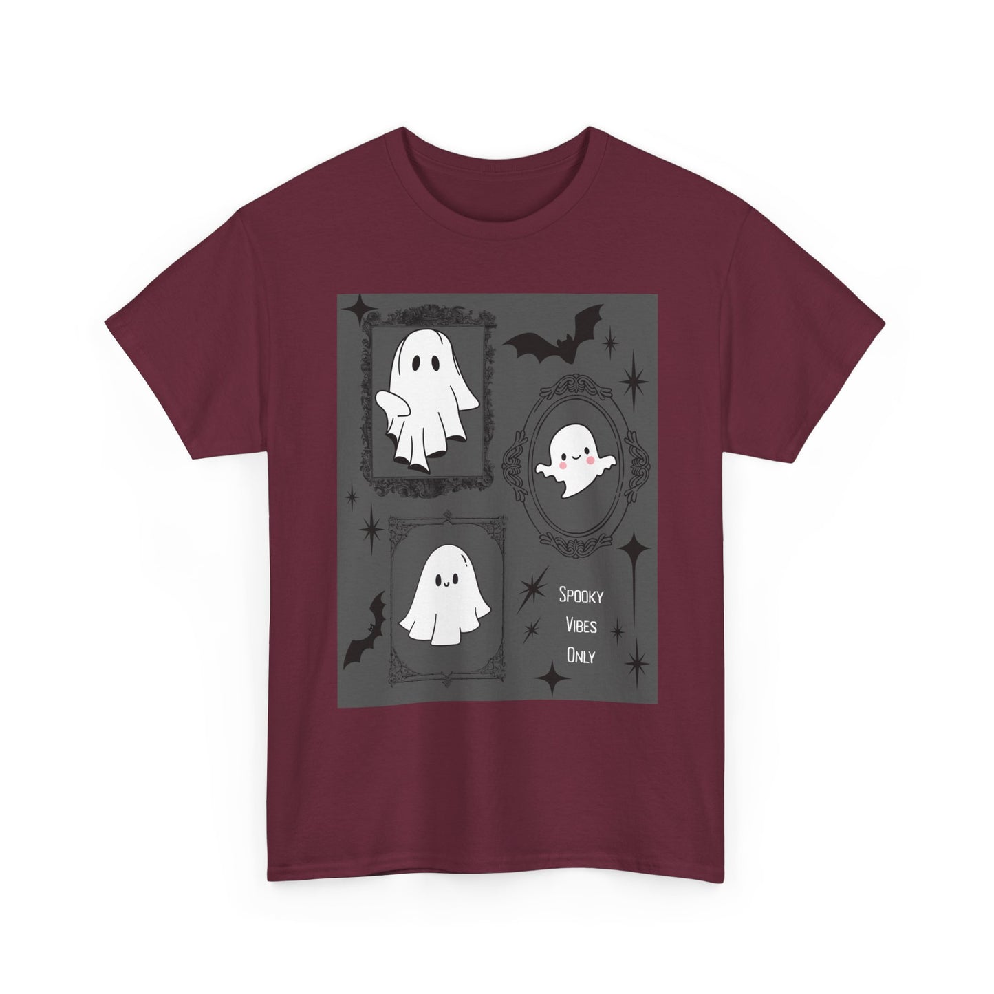 Halloween Ghost Tee, Spooky Unisex Shirt, Cute Halloween Apparel, Costume Party T-Shirt, Fall Festive Wear, Trick or Treat Top