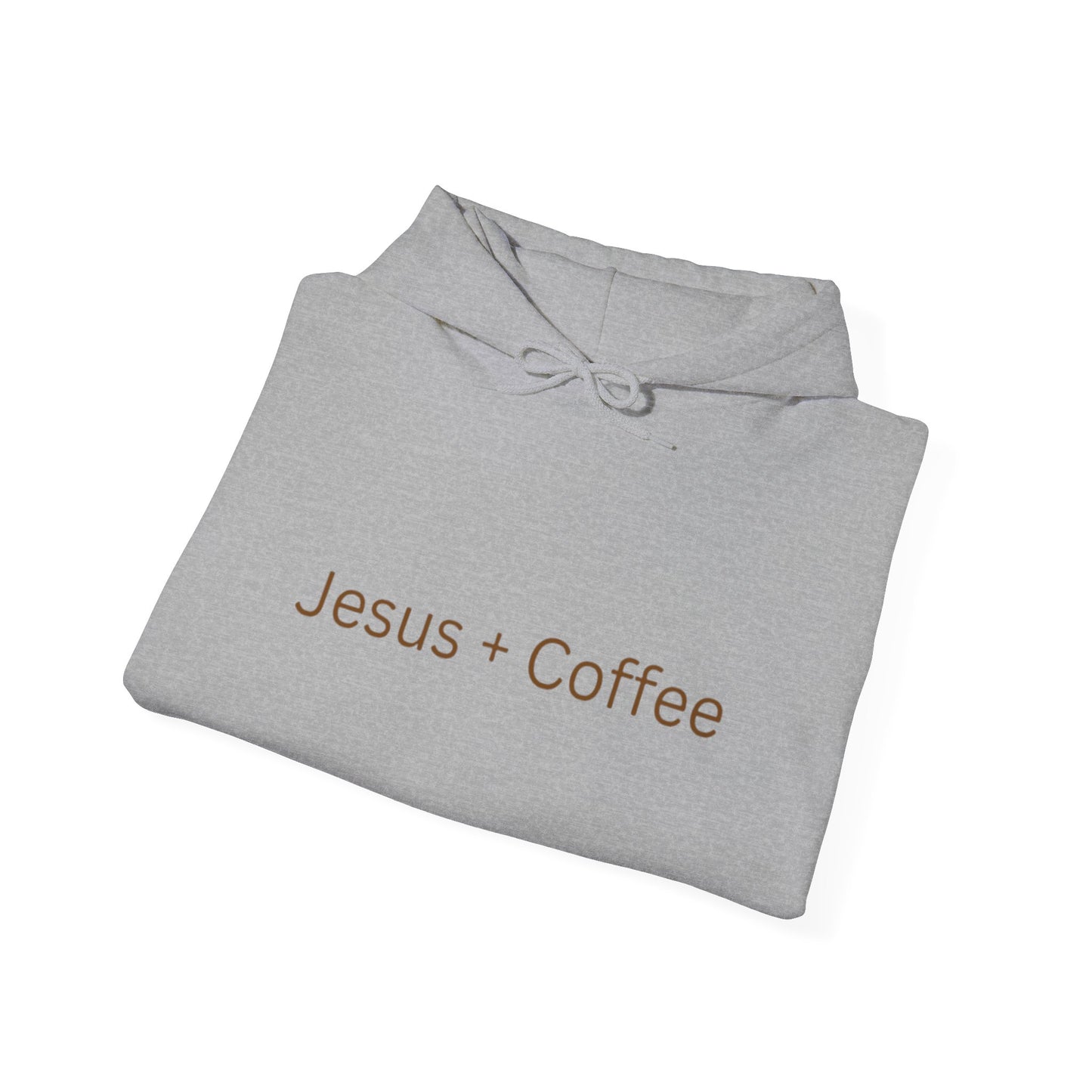 Jesus + Coffee Unisex Hoodie, Faith Sweatshirt, Christian Gifts, Cozy Pullover, Coffee Lovers Apparel, Casual Wear