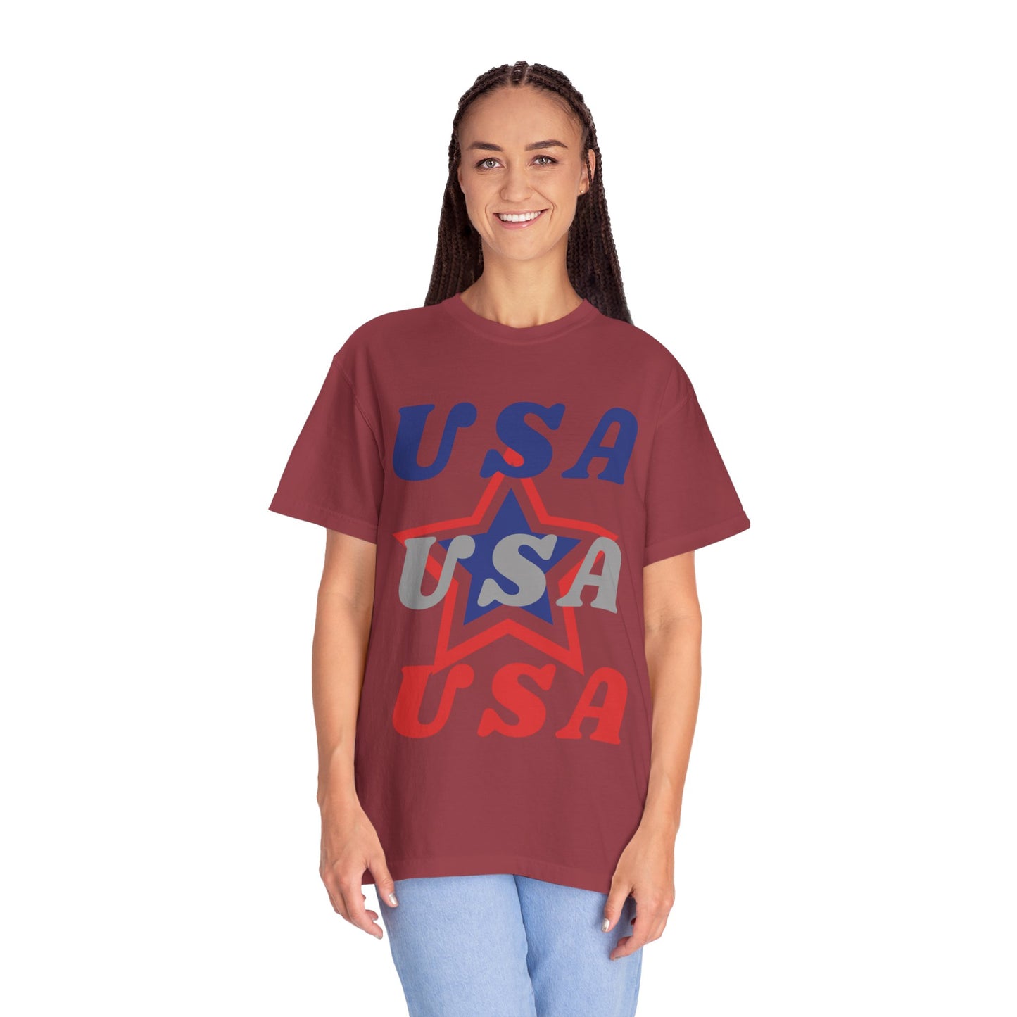 Patriotic USA Graphic T-Shirt