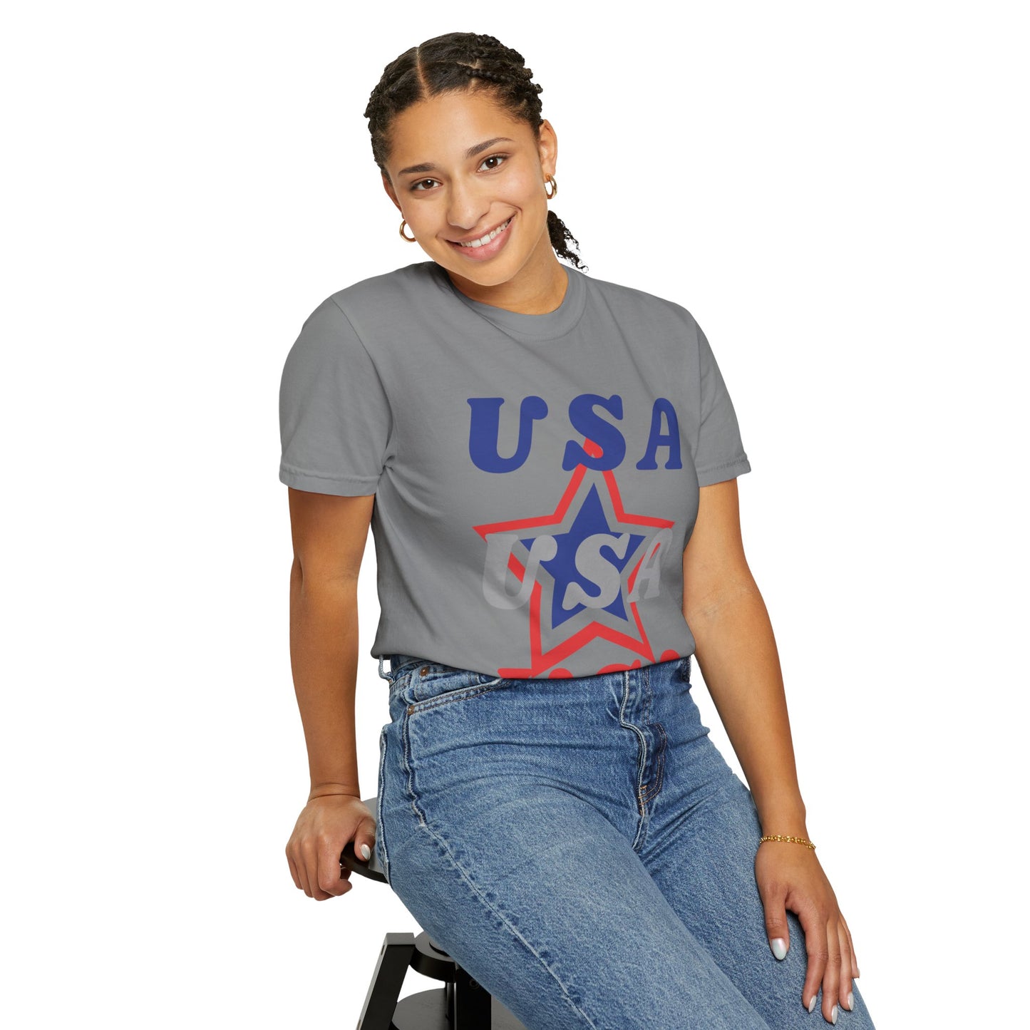 Patriotic USA Graphic T-Shirt