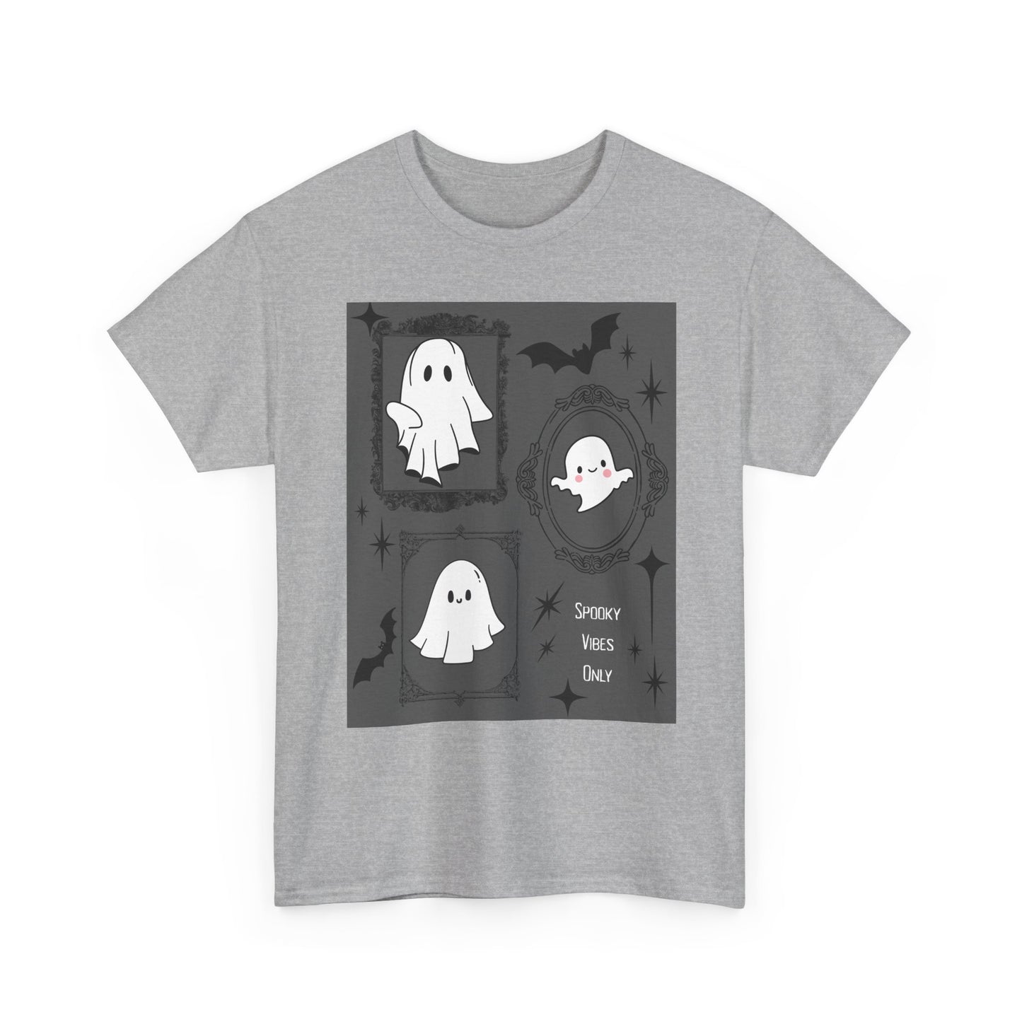 Halloween Ghost Tee, Spooky Unisex Shirt, Cute Halloween Apparel, Costume Party T-Shirt, Fall Festive Wear, Trick or Treat Top