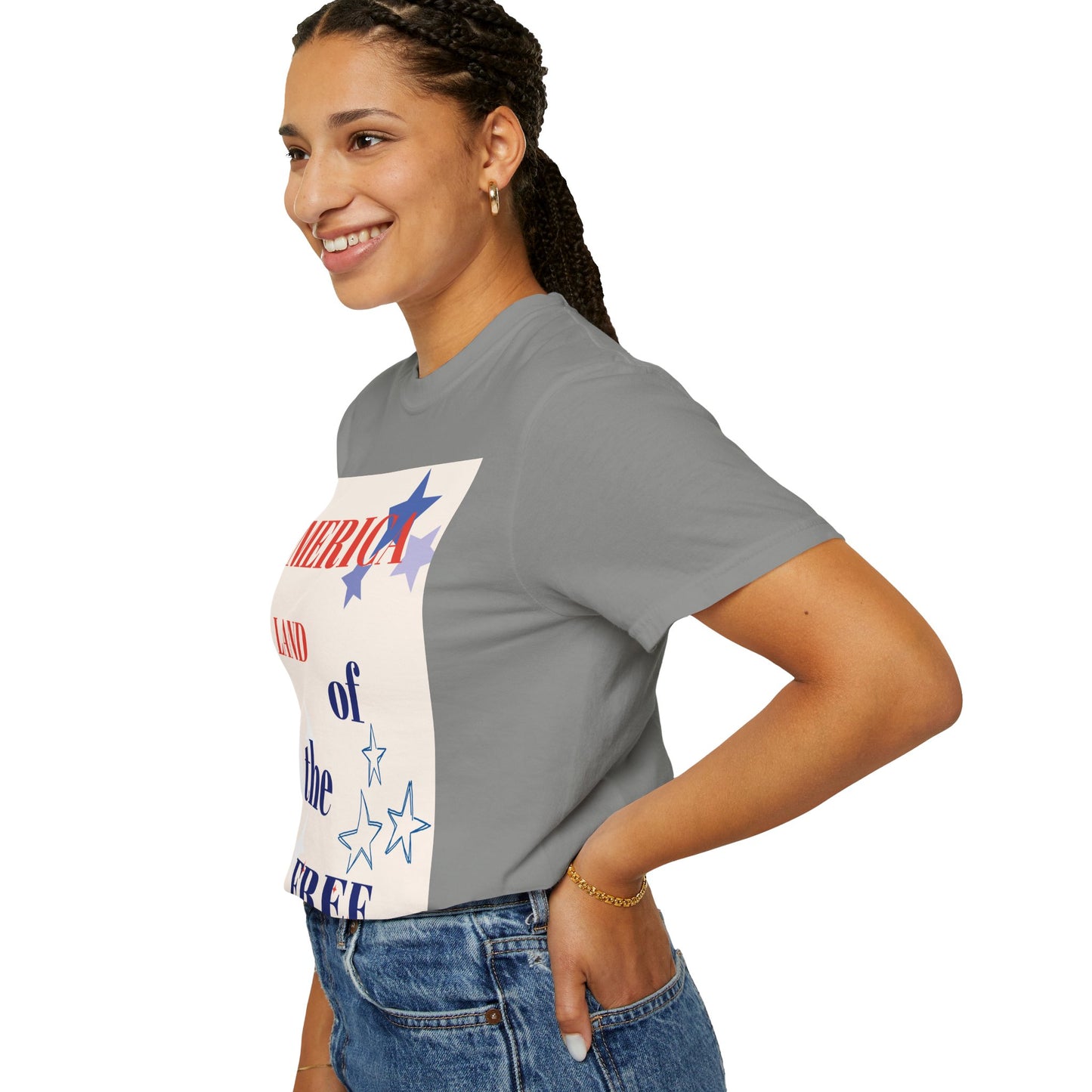 Patriotic Unisex T-Shirt - "America Land of the Free"