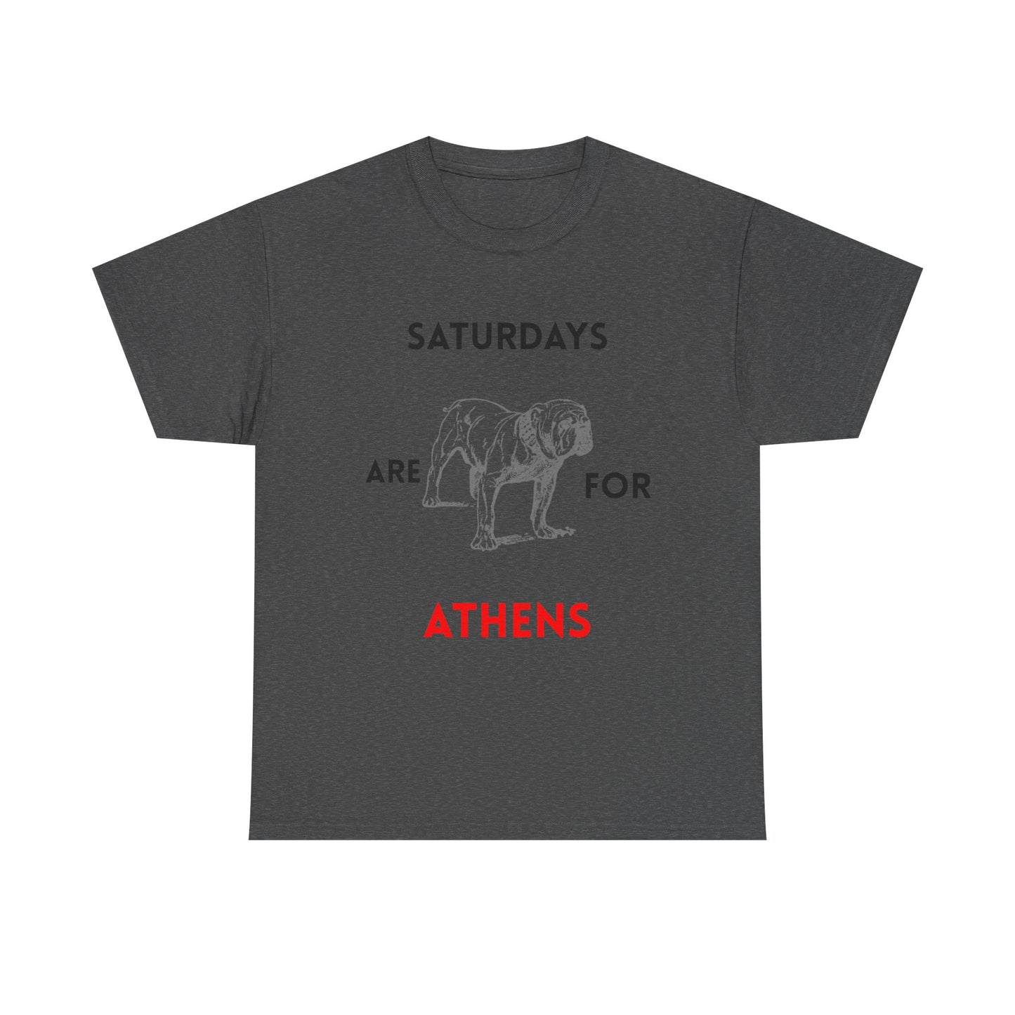 Saturdays Are for Athens Unisex Tee, Casual Cotton Shirt, Dog Lover Gift, Weekend Vibes T-Shirt, Summer Wardrobe Essential