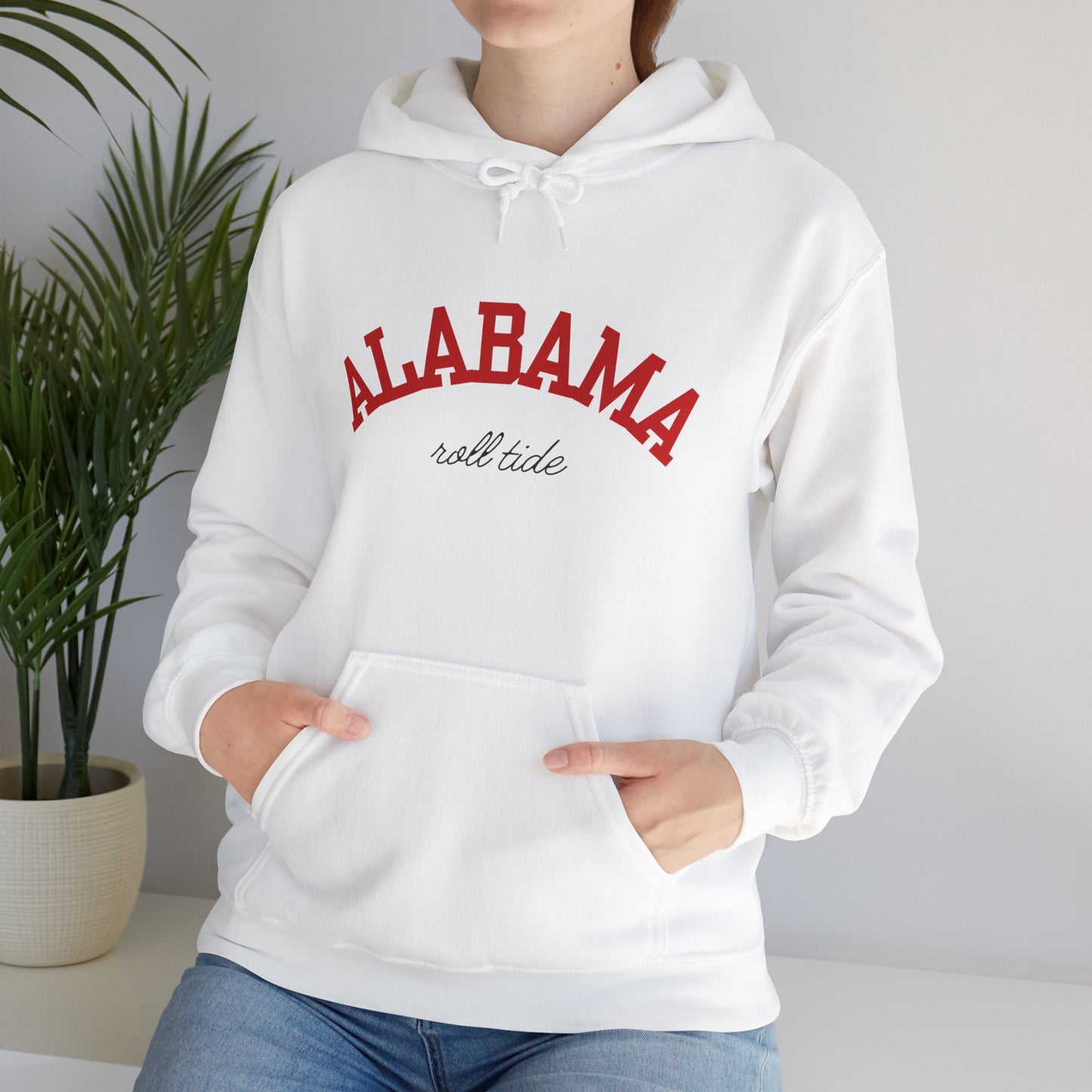 Alabama Pride Hoodie, Unisex Heavy Blend Sweatshirt, Perfect for Game Day, College Merch, Casual Wear, Gift for Fans