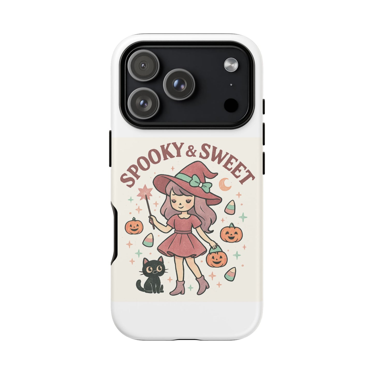 Cute Halloween Phone Case - Spooky & Sweet Design, Fall Accessories, Witchy Decor, Gifts for Her, Cute Phone Cover