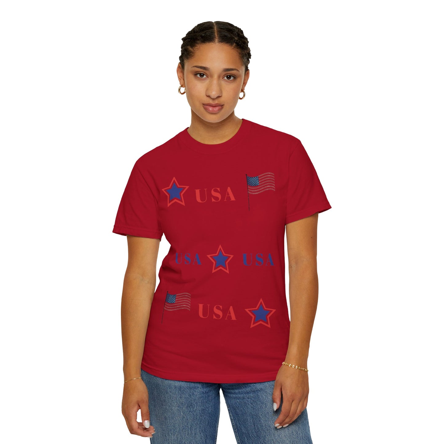Patriotic USA Graphic T-Shirt