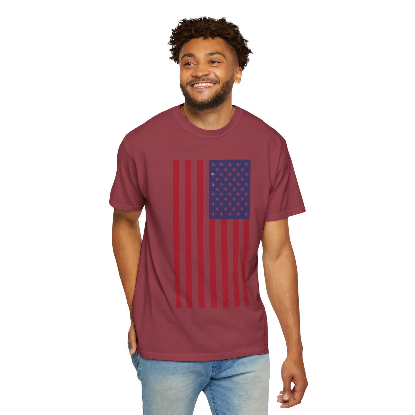 Patriotic Unisex Garment-Dyed T-Shirt