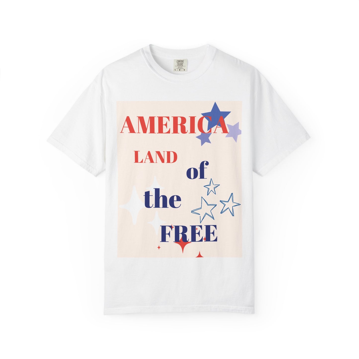 Patriotic Unisex T-Shirt - "America Land of the Free"