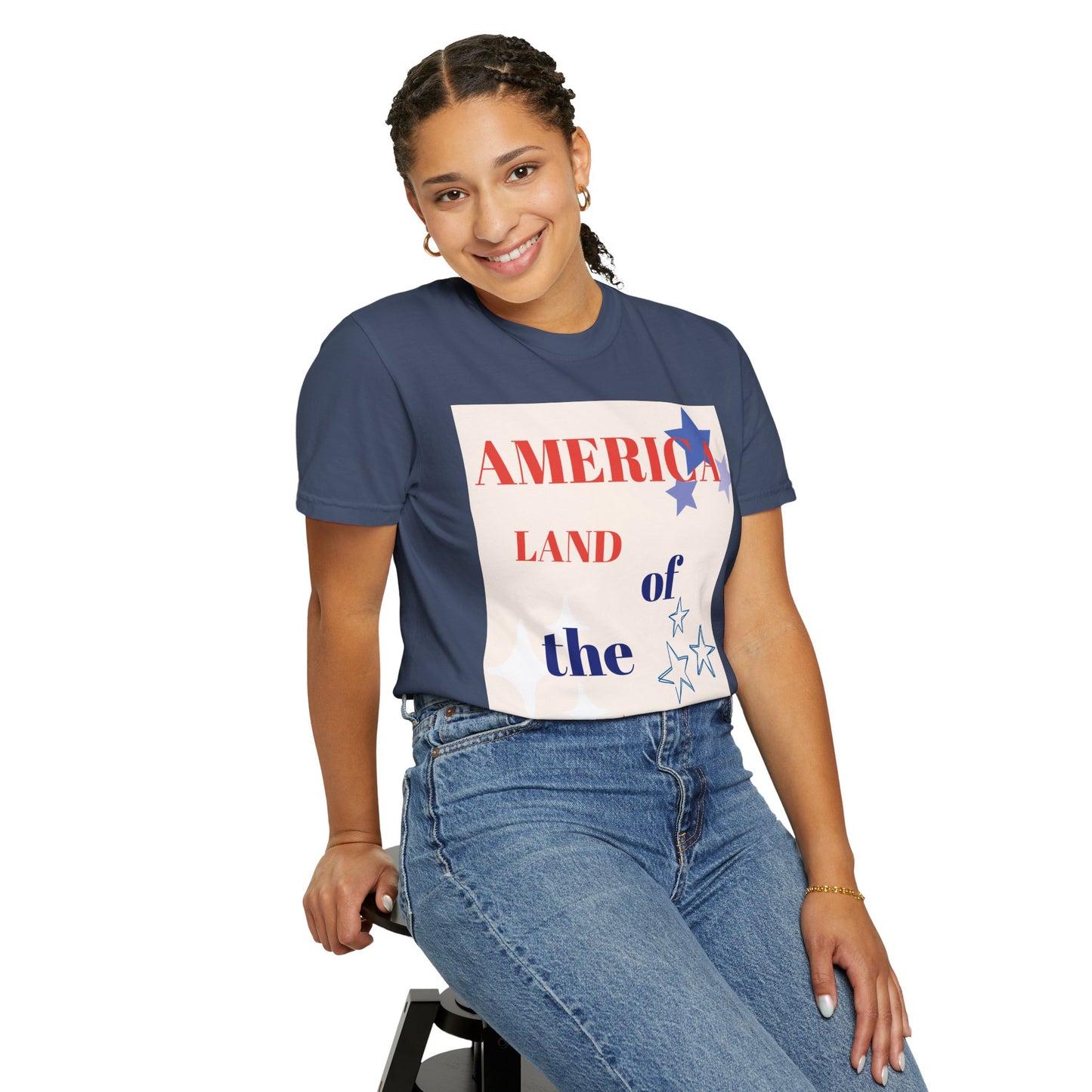 Patriotic Unisex T-Shirt - "America Land of the Free"