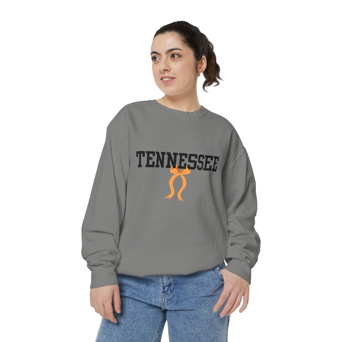 Tennessee Unisex Garment-Dyed Sweatshirt, Cozy Pullover, Casual Fall Fashion, Gift for College Students, Tennessee Pride Apparel