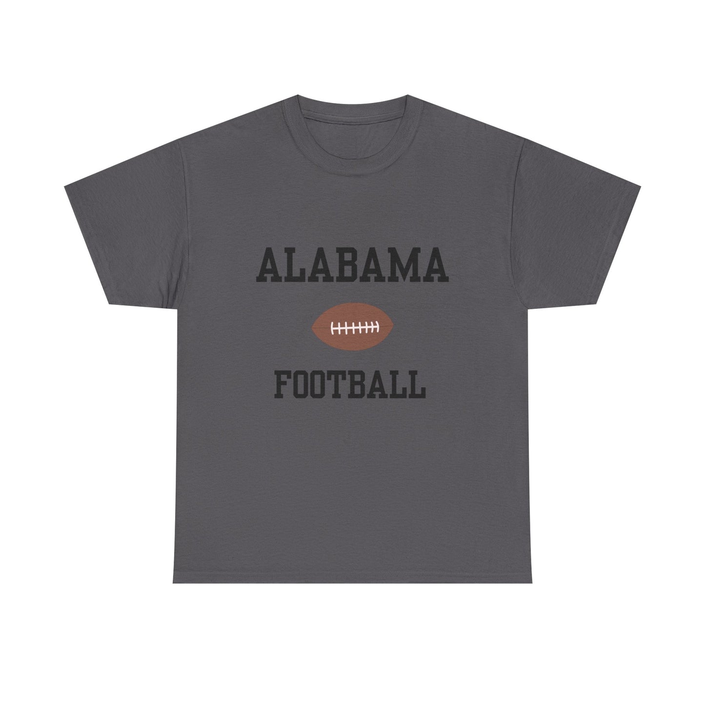 Alabama Football Unisex Heavy Cotton Tee | Casual Sportswear, Game Day, Tailgate Shirt, Gift for Fans, College Football Apparel