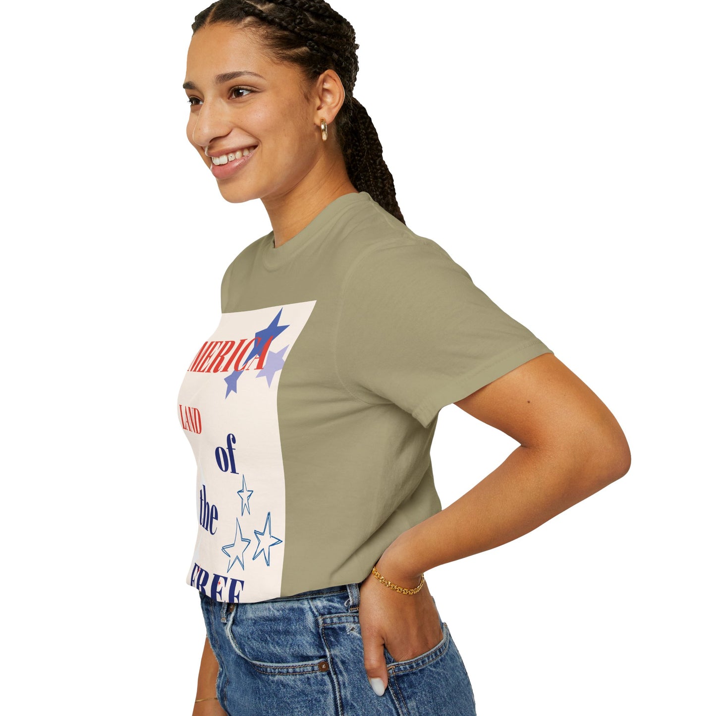 Patriotic Unisex T-Shirt - "America Land of the Free"