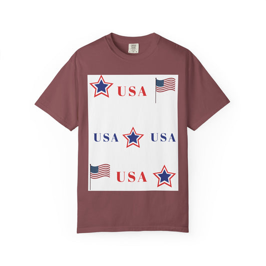 Patriotic USA Graphic T-Shirt