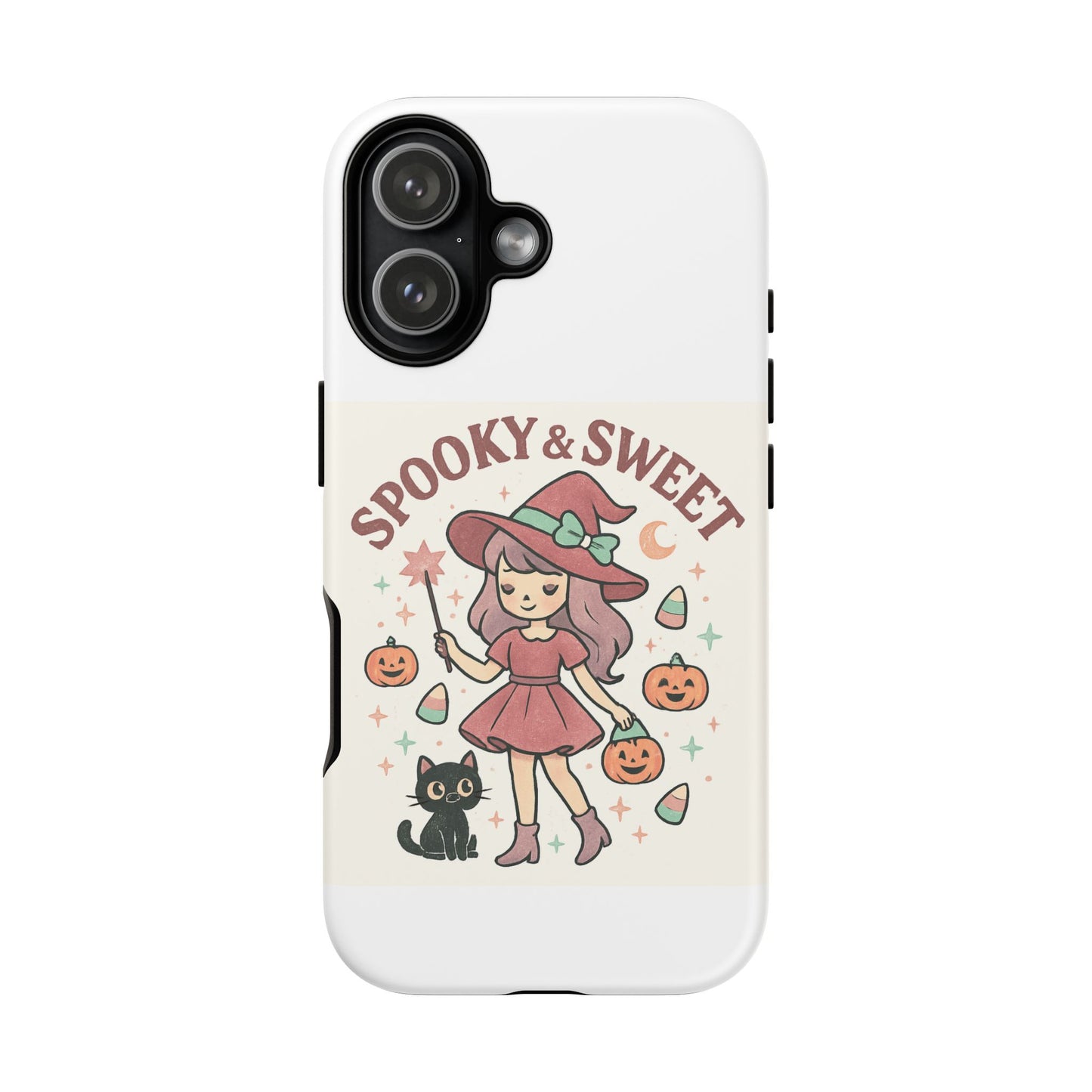 Cute Halloween Phone Case - Spooky & Sweet Design, Fall Accessories, Witchy Decor, Gifts for Her, Cute Phone Cover