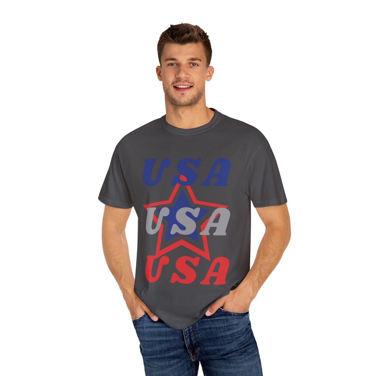 Patriotic USA Graphic T-Shirt