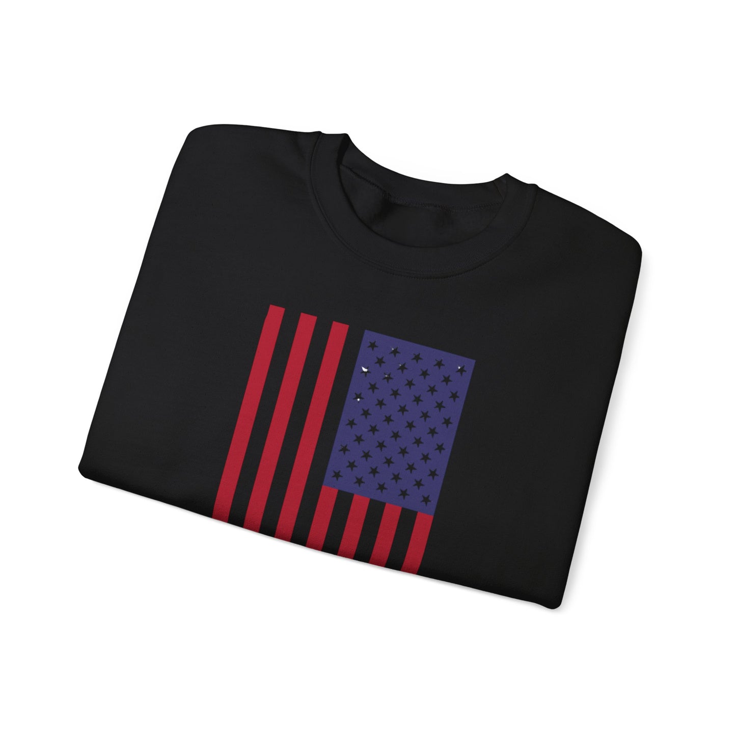Patriotic USA Flag Crewneck Sweatshirt