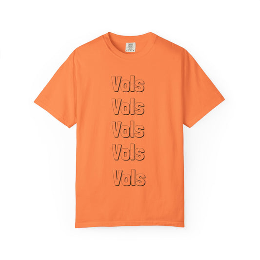 Vols Vols Vols Unisex Tshirt, Tennessee Volunteers Tee, College Football Fan Shirt, Game Day Apparel, Souvenir Gift