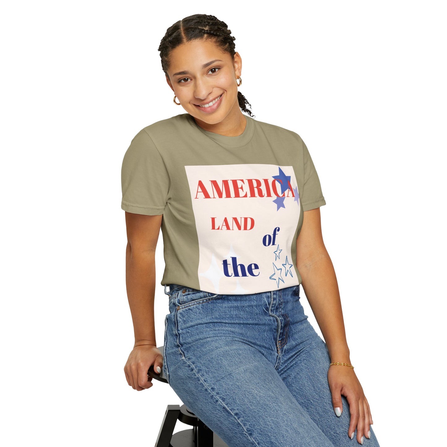 Patriotic Unisex T-Shirt - "America Land of the Free"