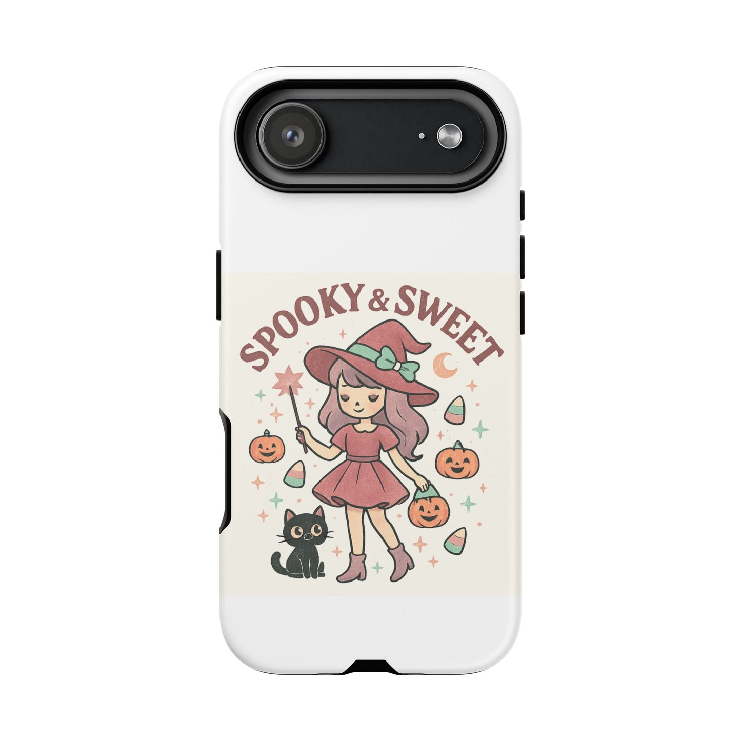 Cute Halloween Phone Case - Spooky & Sweet Design, Fall Accessories, Witchy Decor, Gifts for Her, Cute Phone Cover
