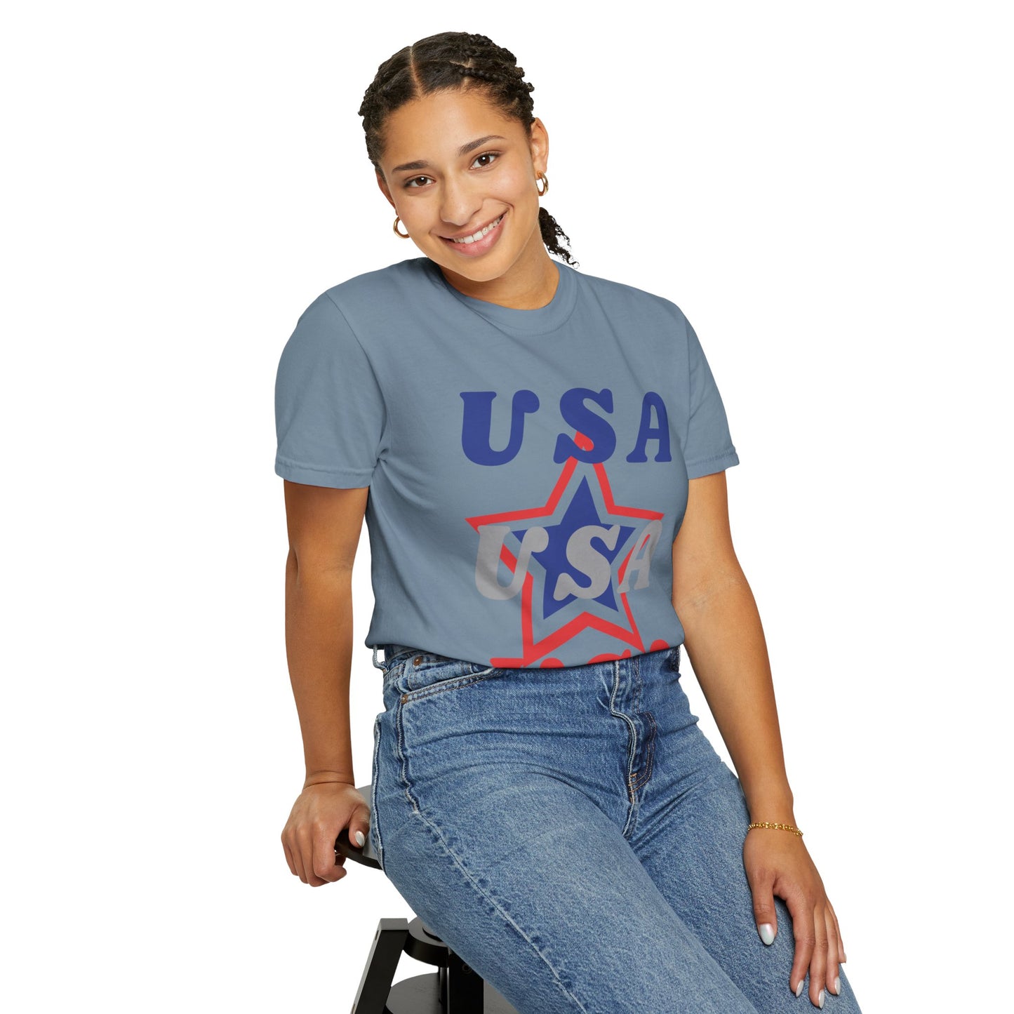 Patriotic USA Graphic T-Shirt