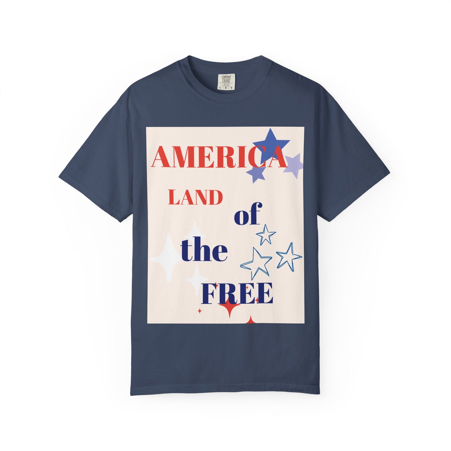 Patriotic Unisex T-Shirt - "America Land of the Free"