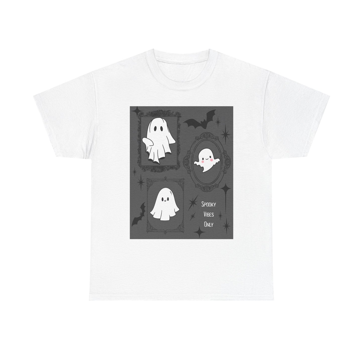 Halloween Ghost Tee, Spooky Unisex Shirt, Cute Halloween Apparel, Costume Party T-Shirt, Fall Festive Wear, Trick or Treat Top