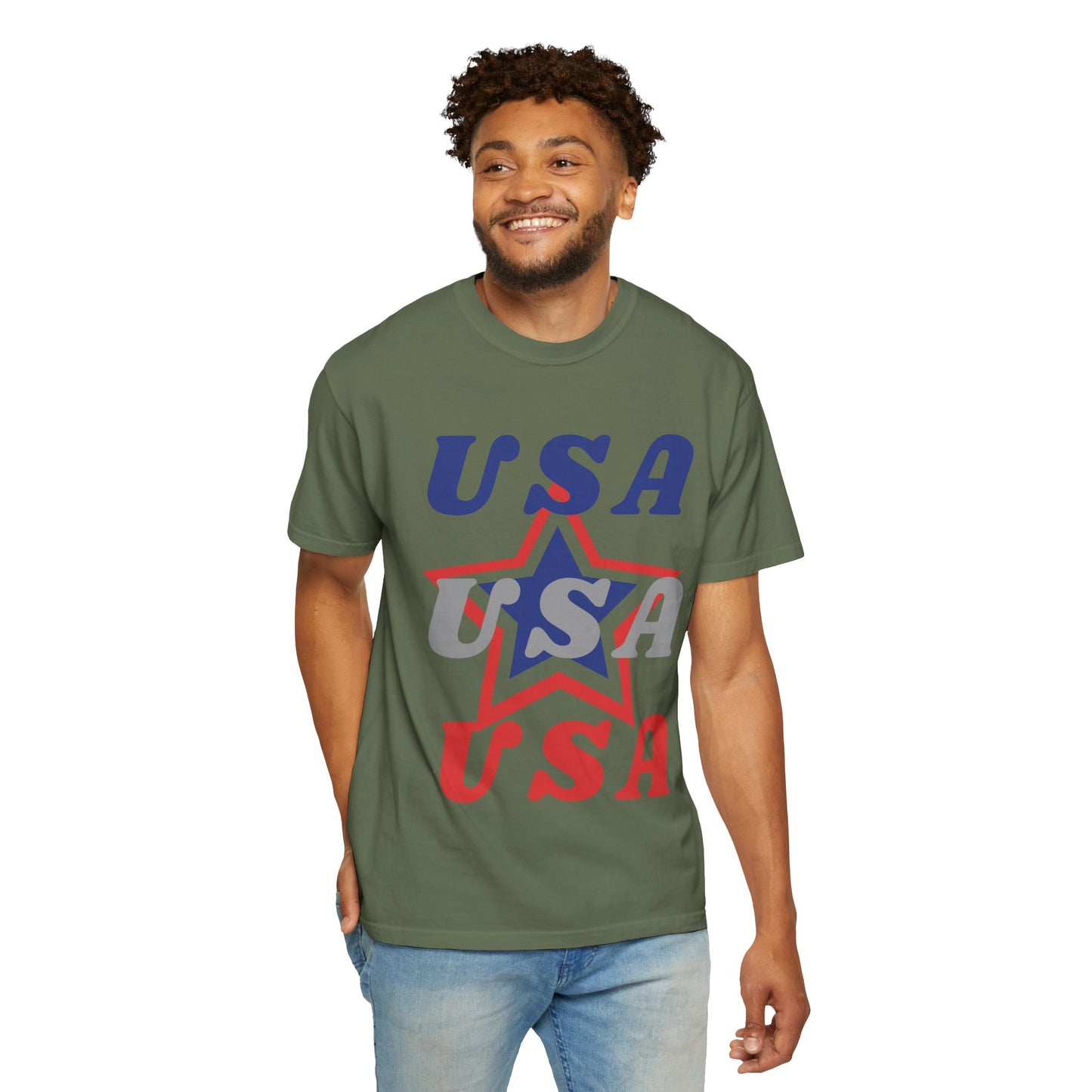 Patriotic USA Graphic T-Shirt