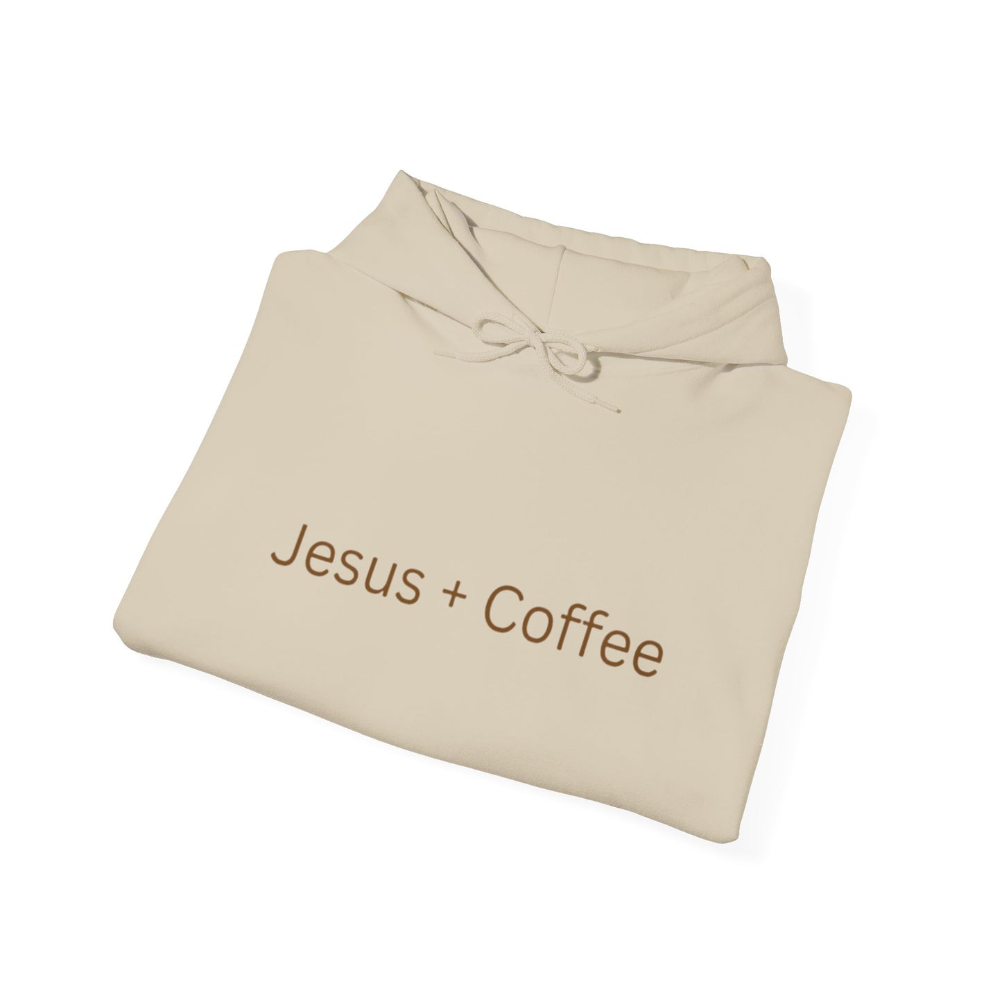 Jesus + Coffee Unisex Hoodie, Faith Sweatshirt, Christian Gifts, Cozy Pullover, Coffee Lovers Apparel, Casual Wear