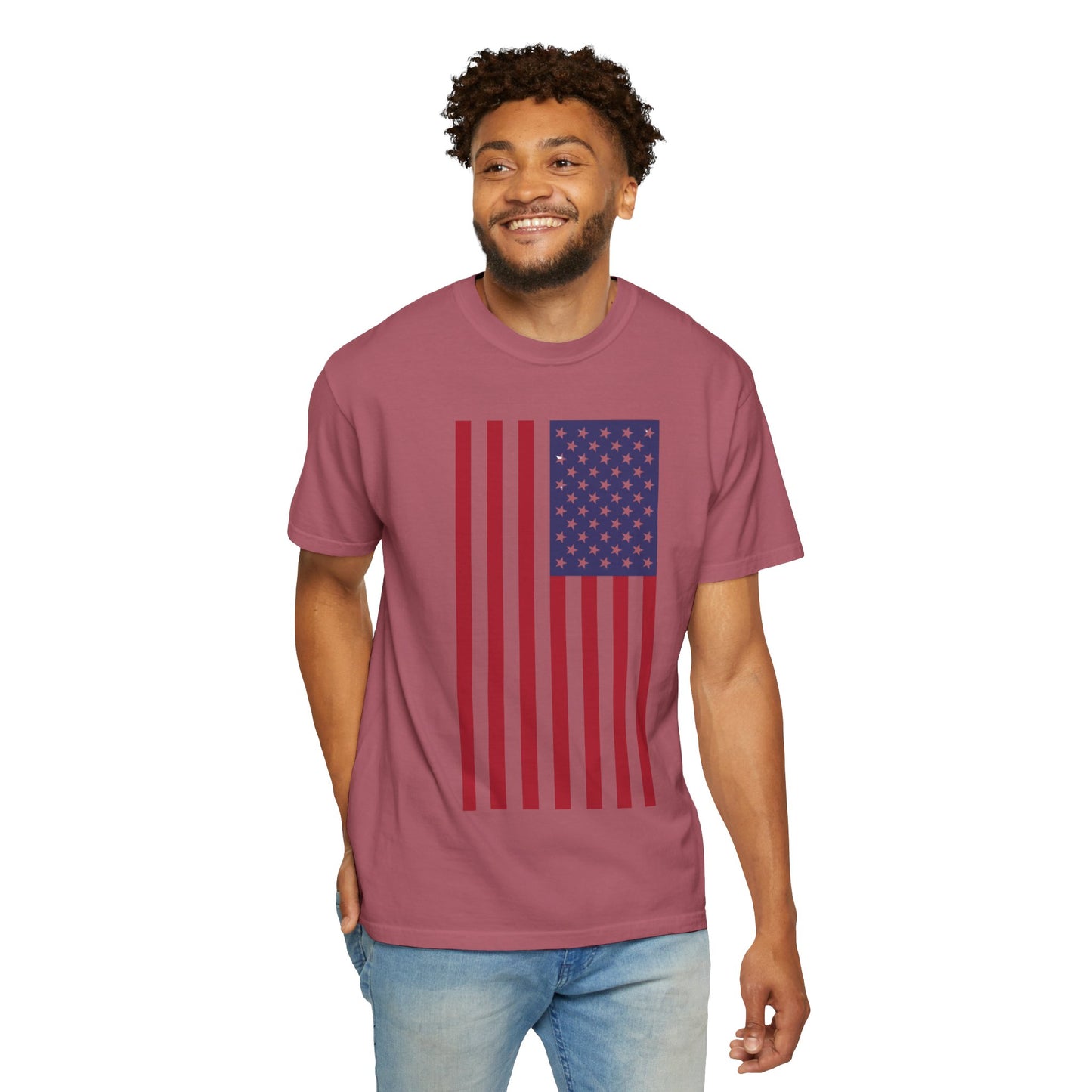 Patriotic Unisex Garment-Dyed T-Shirt