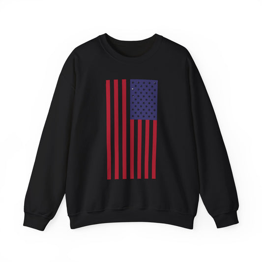 Patriotic USA Flag Crewneck Sweatshirt