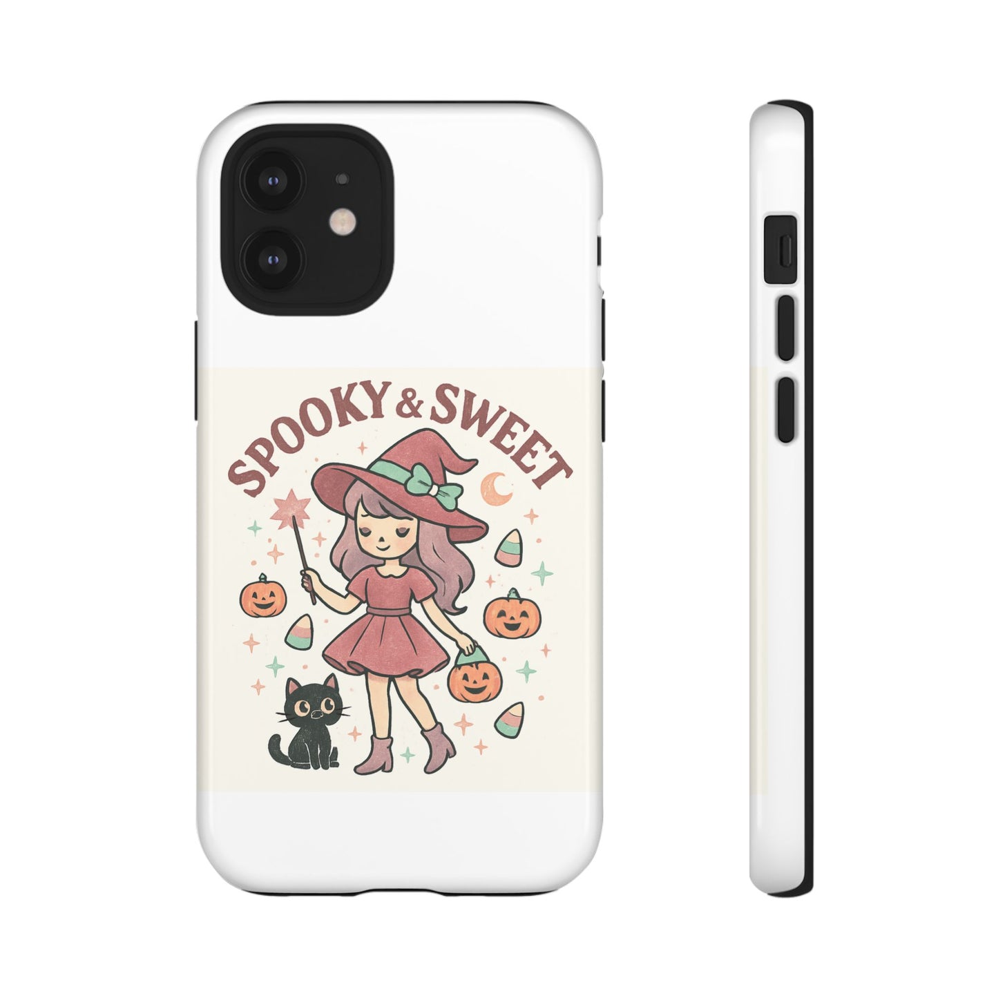 Cute Halloween Phone Case - Spooky & Sweet Design, Fall Accessories, Witchy Decor, Gifts for Her, Cute Phone Cover