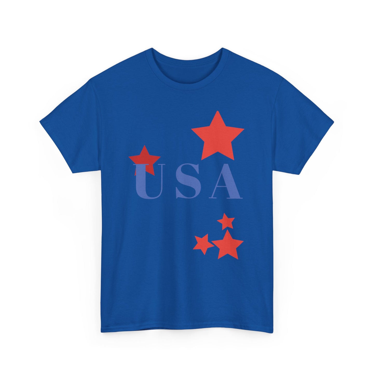 Celebrate Freedom Unisex Heavy Cotton Tee - USA Stars Design
