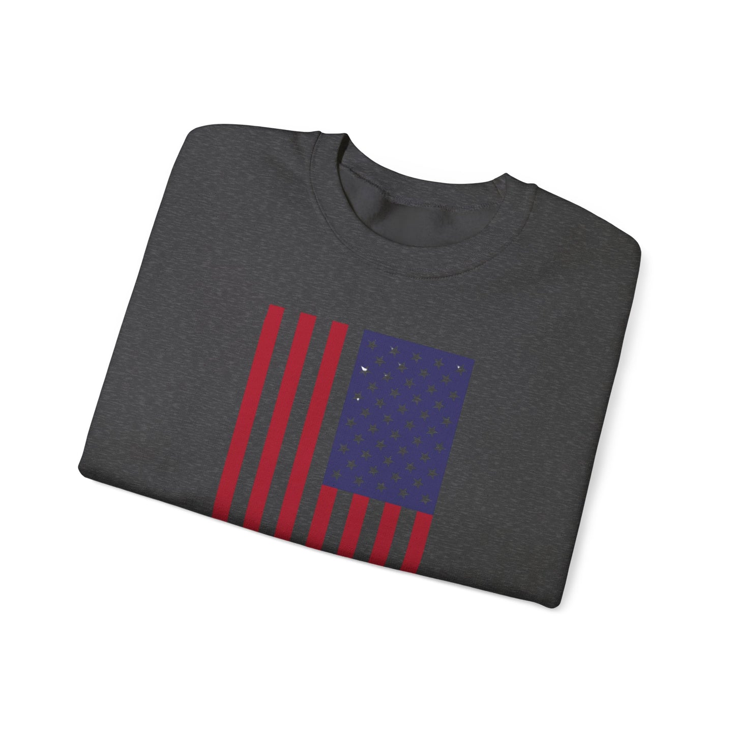 Patriotic USA Flag Crewneck Sweatshirt