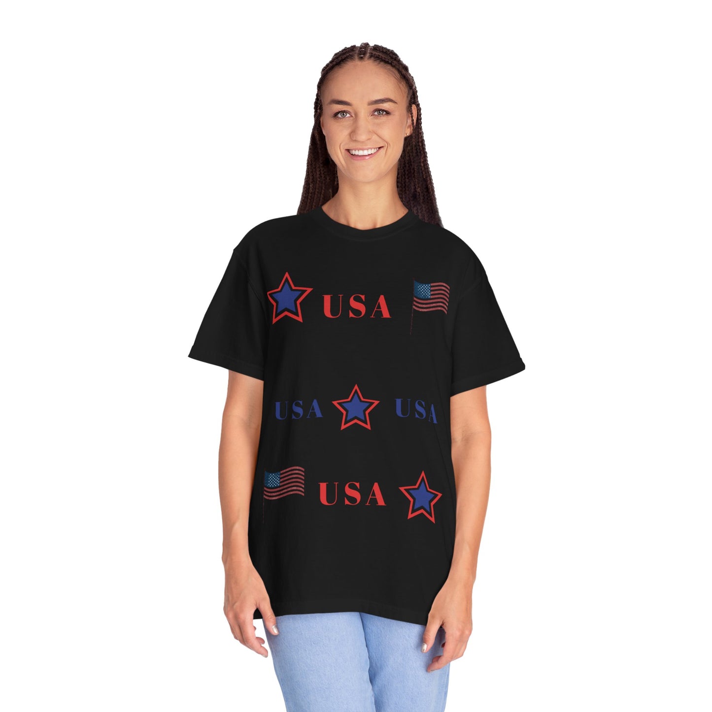 Patriotic USA Graphic T-Shirt