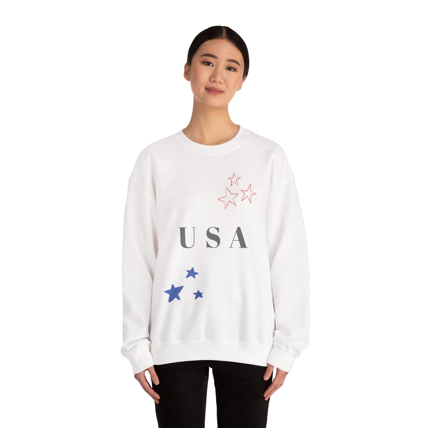 USA Stars Unisex Crewneck Sweatshirt